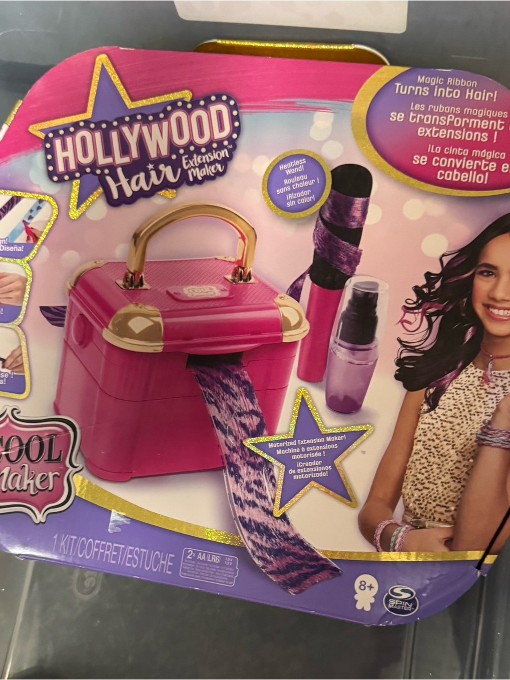 Hollywood Hair Extension Maker Magic Ribbon Create, Design, Includes 5 Refills